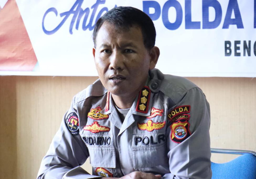 Kabid humas Polda Bengkulu Kombes Pol Sudarno, S.Sos., M.H