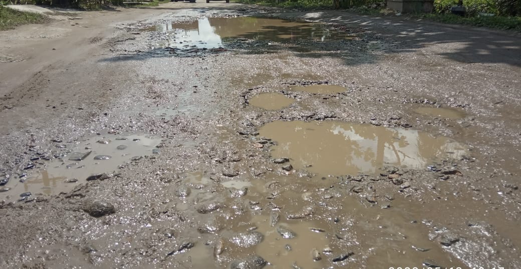 Jalan Berlubang Kabupaten Asahan