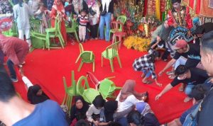Viral, Panggung Utama HUT Kota Curup 2022 Ambruk,