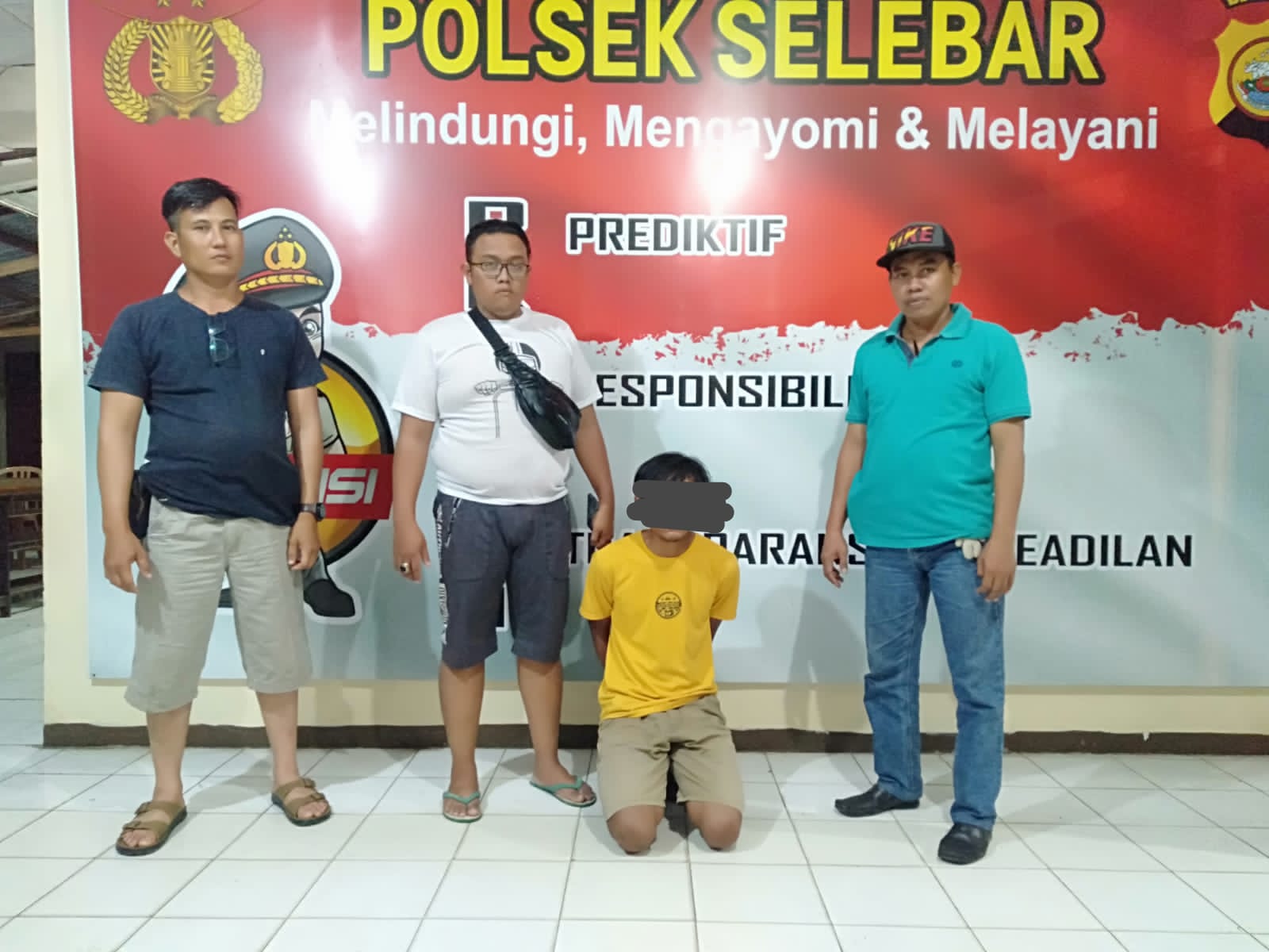 Pemuda Seluma Ditangkap Personel Opsnal Polsek Selebar