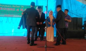 Perpisahan siswa MTS N 04 Kaur Sangat Meriah