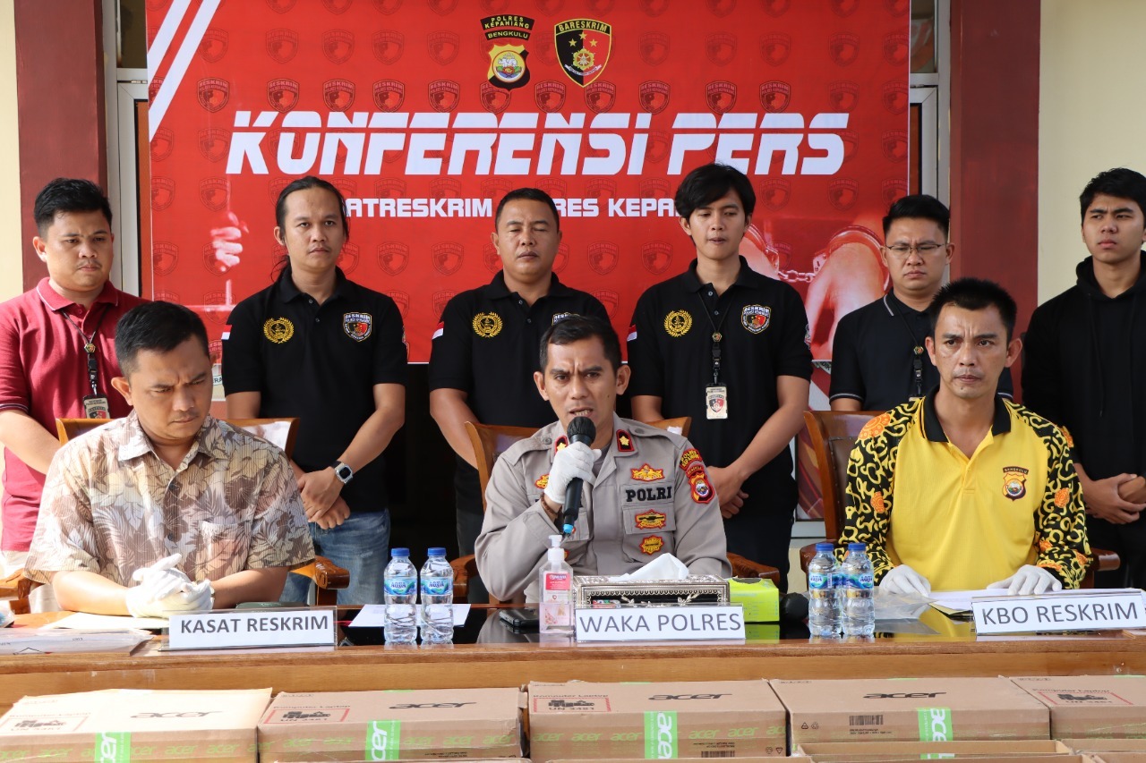 Curi Puluhan Note Book, 2 Pelajar Diamankan Polres Kepahiang