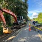 Pemerintah melalui P2JN lakukan perbaikan jalan ambles di Kecamatan Semidang Alas Maras