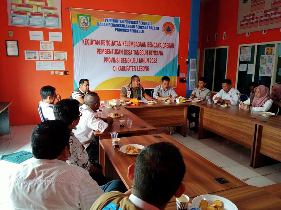 Sosialisasi Program Kerja Ke BPBD Lebong, Kepala Pelaksana BPBD Provinsi Bengkulu Sarankan Ajukan Proposal Ke BNPB Pusat