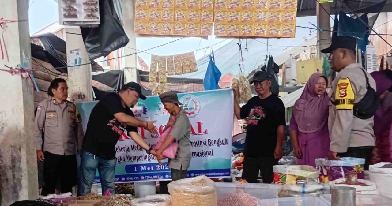 FSPMI Bengkulu Turun Langsung ke Pasar